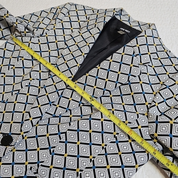Nine West Geometric Patterned Blazer - Picture 5 of 10